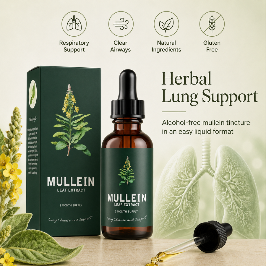 Mullein Leaf & Chlorophyll Botanical Drops
