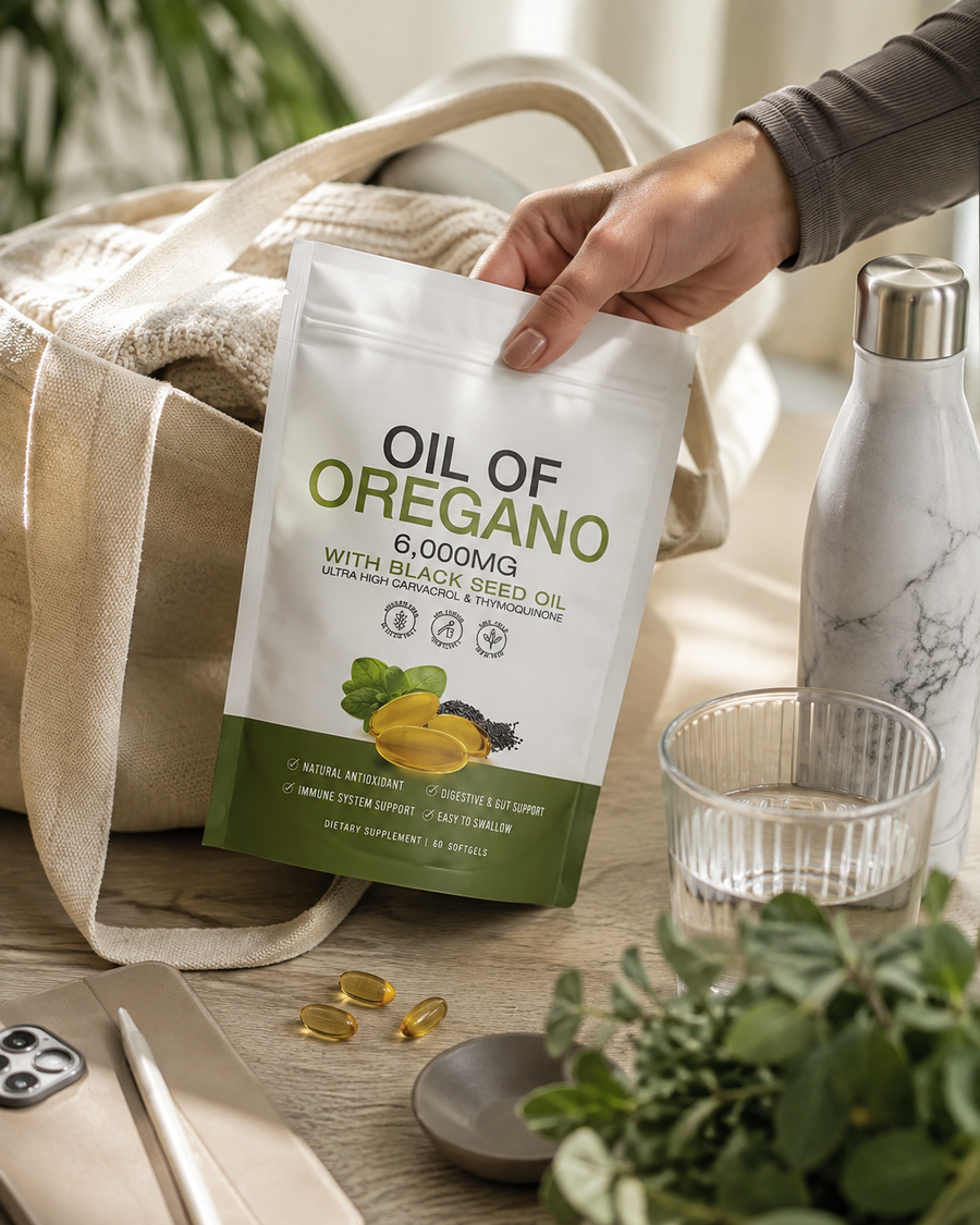 Concentrated Oil of Oregano Softgels with Black Seed Oil